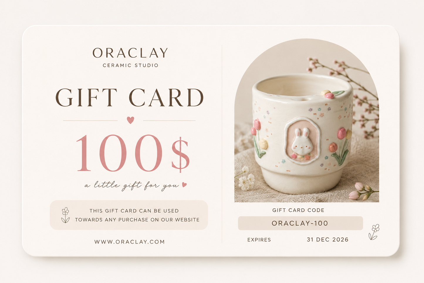 ORACLAY GIFT CARD