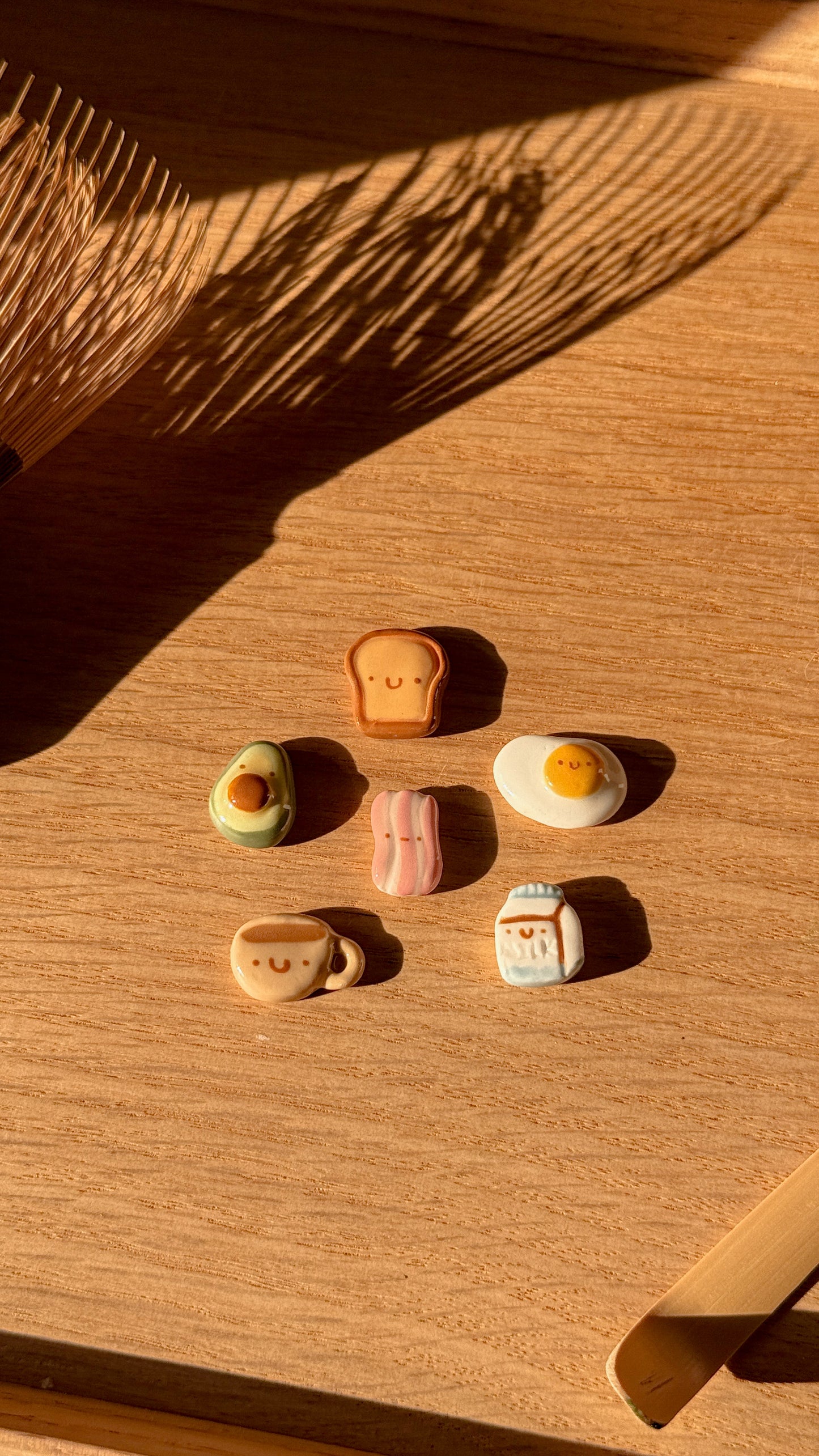 A SET of Sifter Bead, 6 pieces of Breakfast Sifter bead (NEW VERSION)