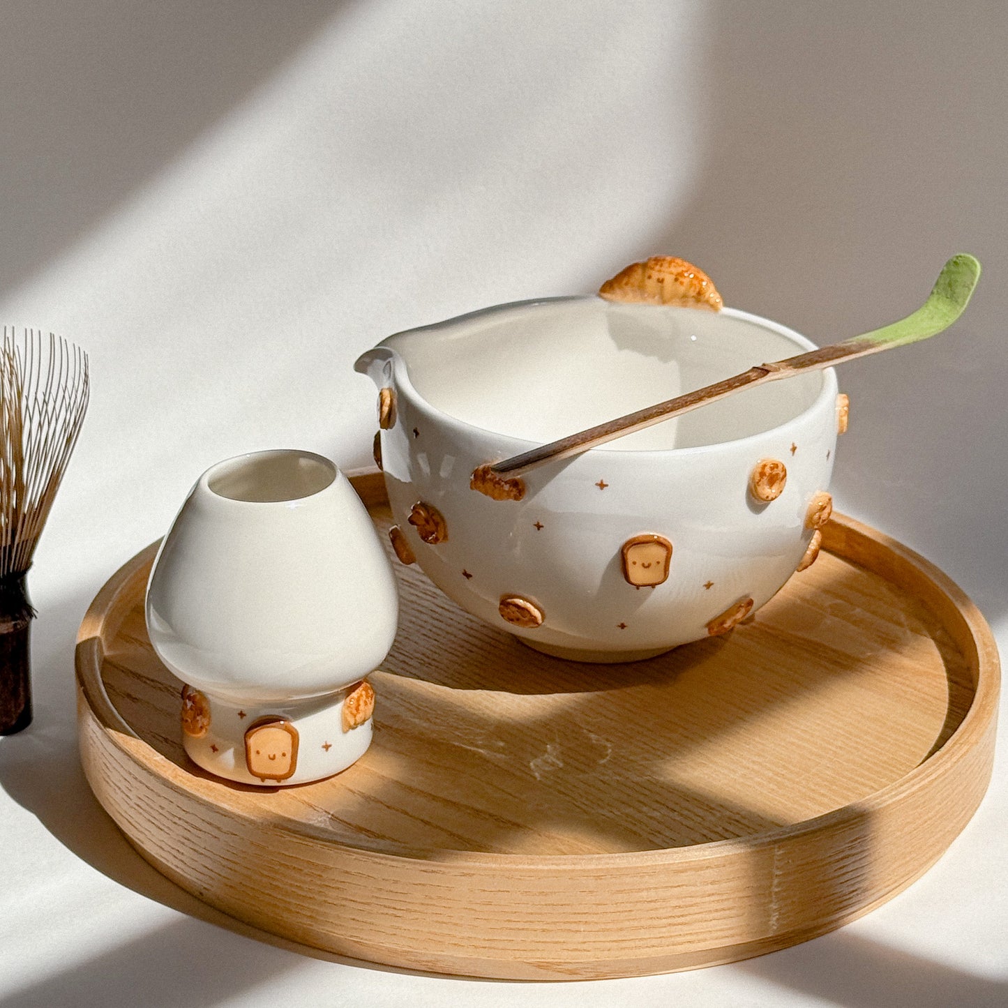 HAPPY BREAD chasen holder, whisk holder (PRE-ORDER), Estimated Completion: November