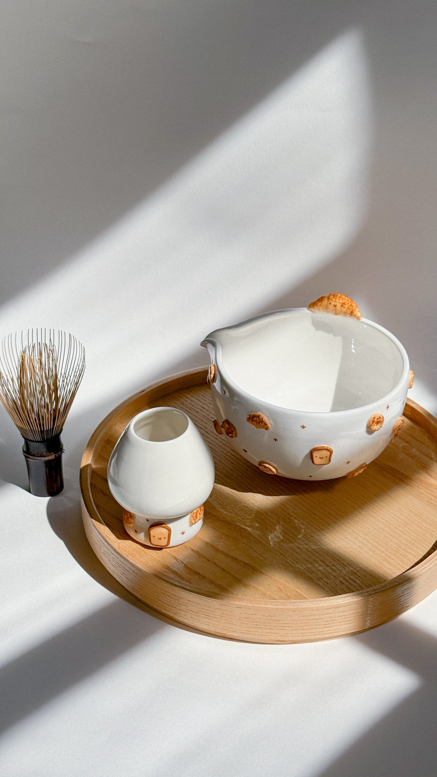 HAPPY BREAD chasen holder, whisk holder (PRE-ORDER), Estimated Completion: November