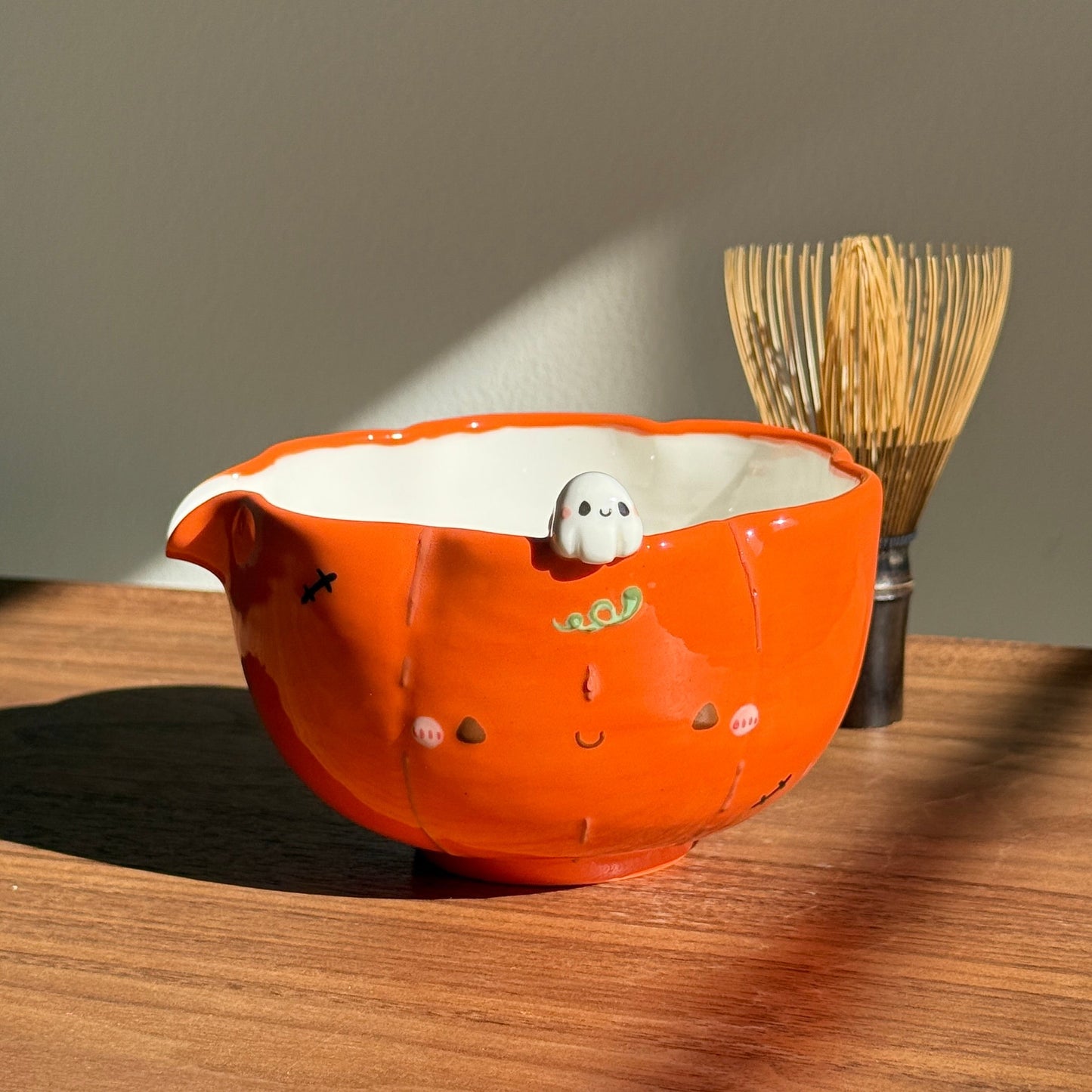 PUMPKIN Matcha Bowl *PRE-ORDER, Completion: BEFORE THE END OF THIS YEAR