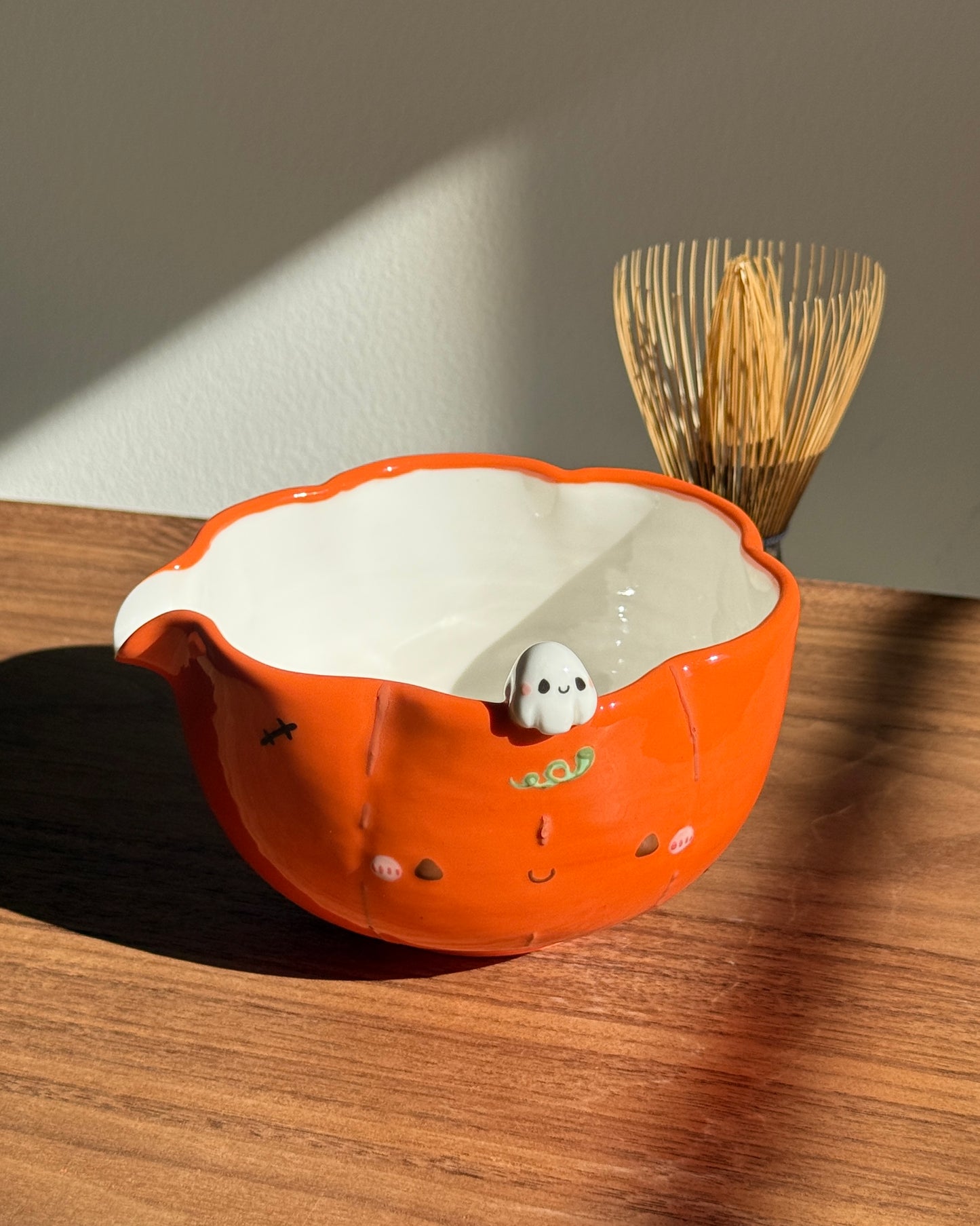 PUMPKIN Matcha Bowl *PRE-ORDER, Completion: BEFORE THE END OF THIS YEAR