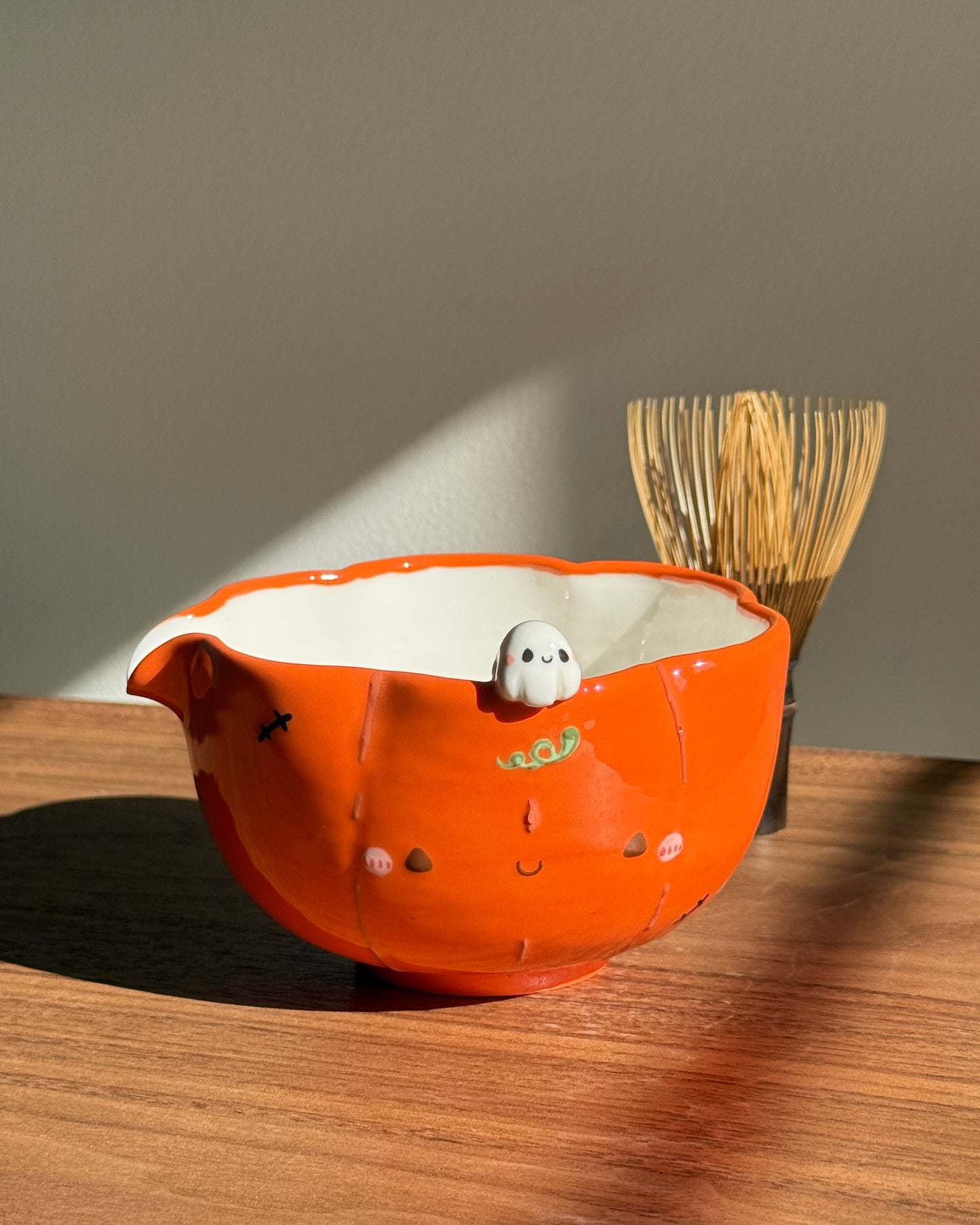 PUMPKIN Matcha Bowl *PRE-ORDER, Completion: BEFORE THE END OF THIS YEAR