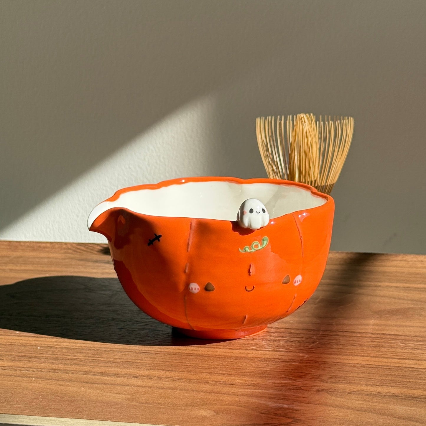 PUMPKIN Matcha Bowl *PRE-ORDER, Completion: BEFORE THE END OF THIS YEAR