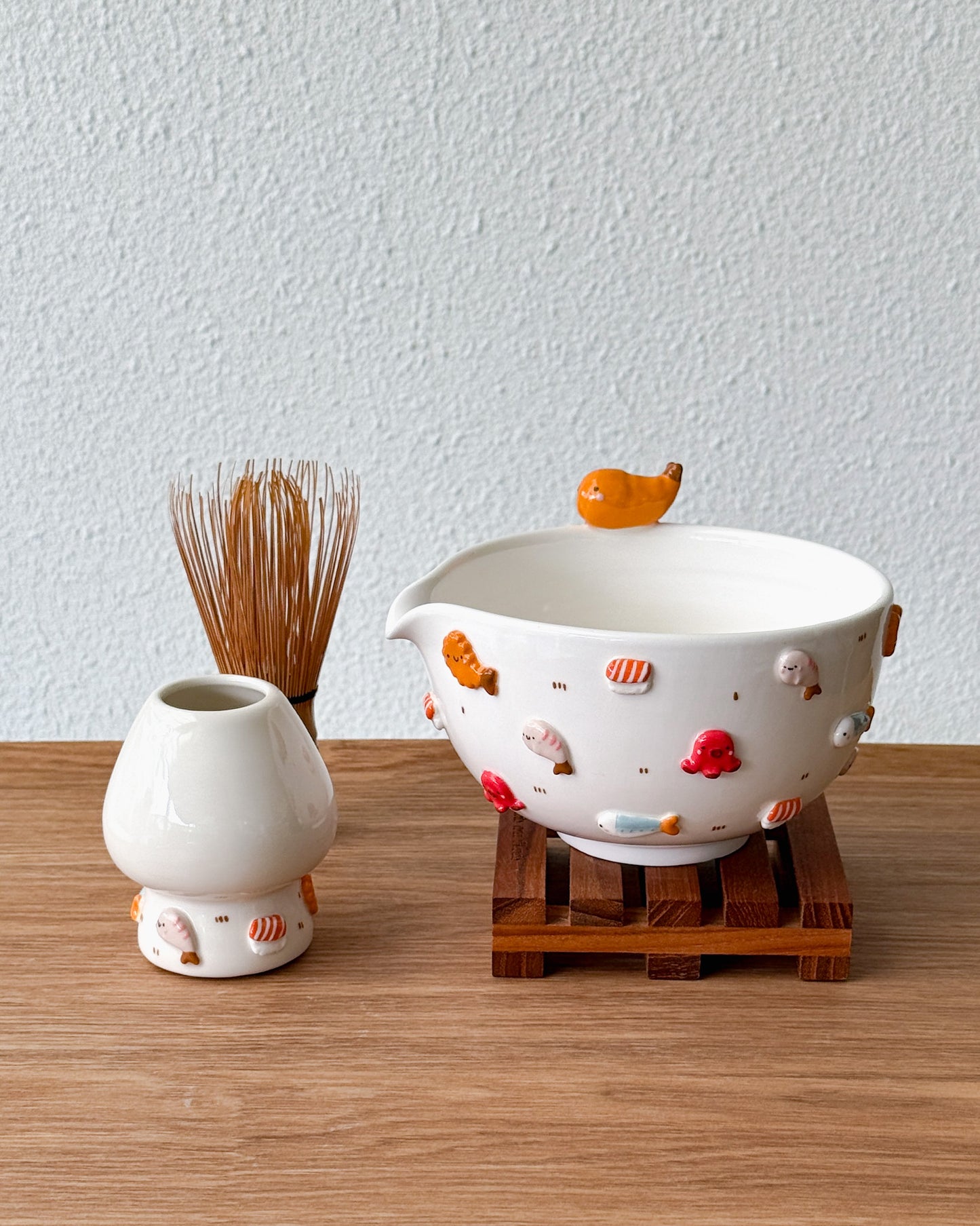 TEMPURA chasen holder, whisk holder (PRE-ORDER) , Estimated Completion: November