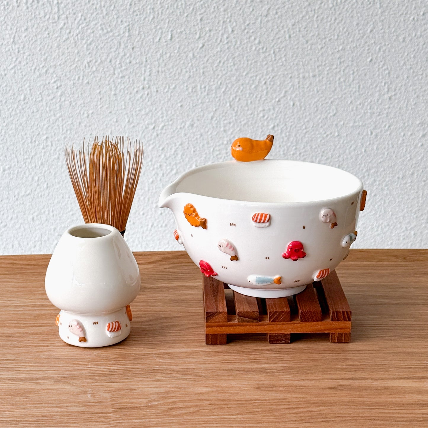 TEMPURA chasen holder, whisk holder (PRE-ORDER) , Estimated Completion: November