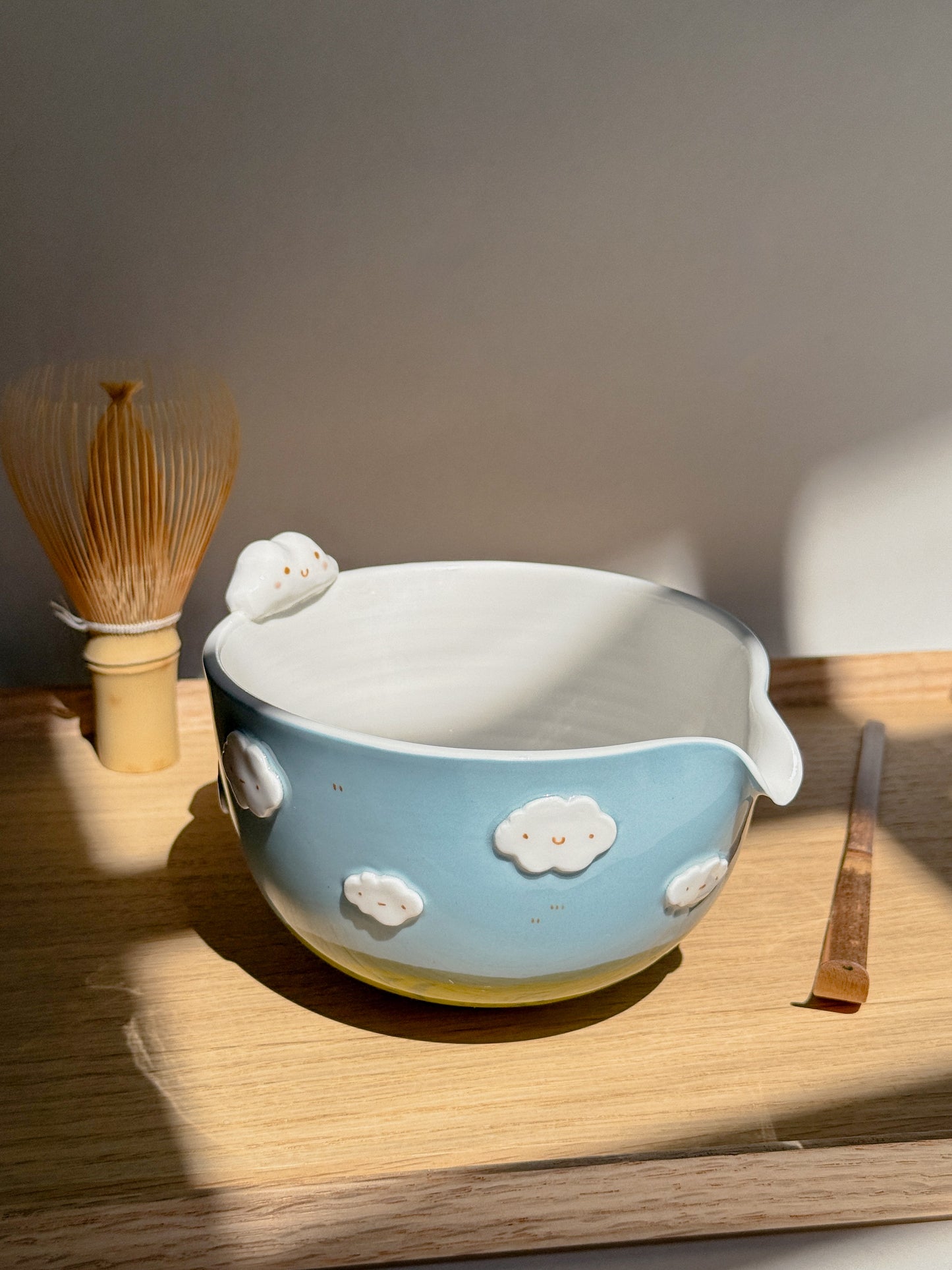 TINY CLOUD Matcha bowl *PRE-ORDER, Estimated Completion: NOV