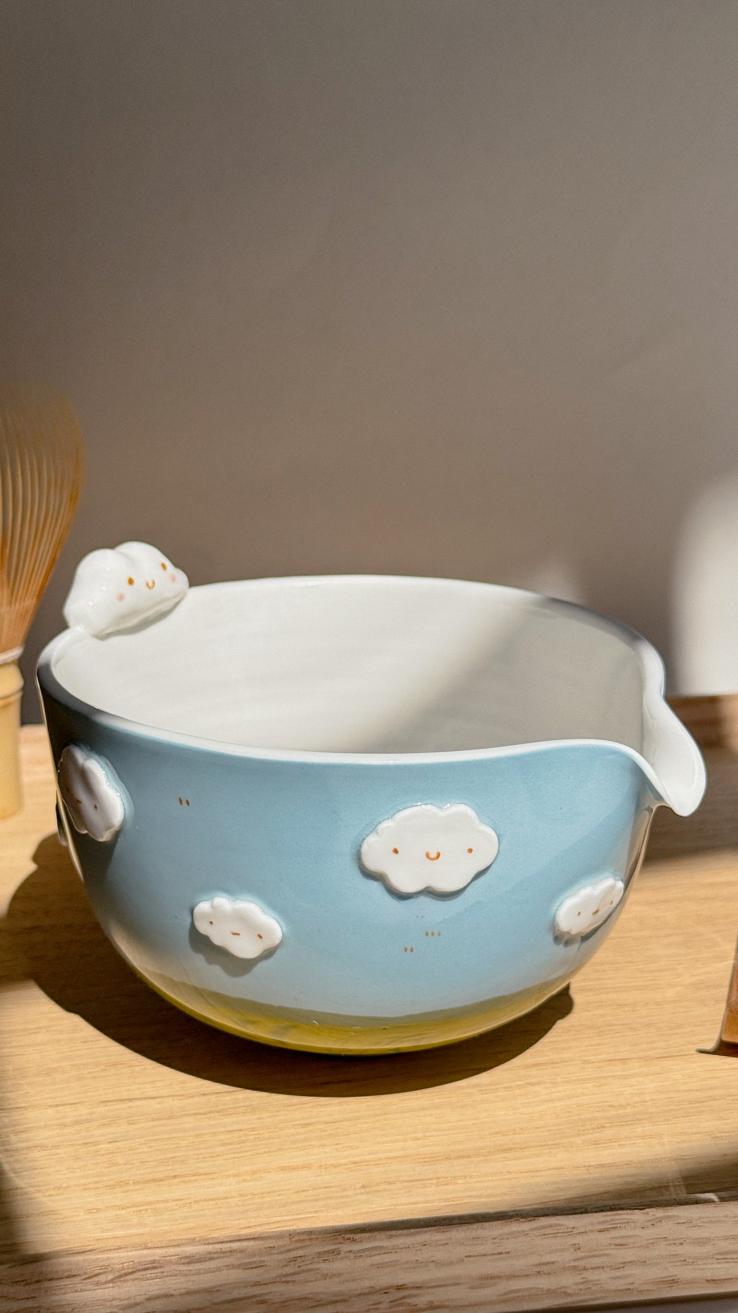 TINY CLOUD Matcha bowl *PRE-ORDER, Estimated Completion: NOV