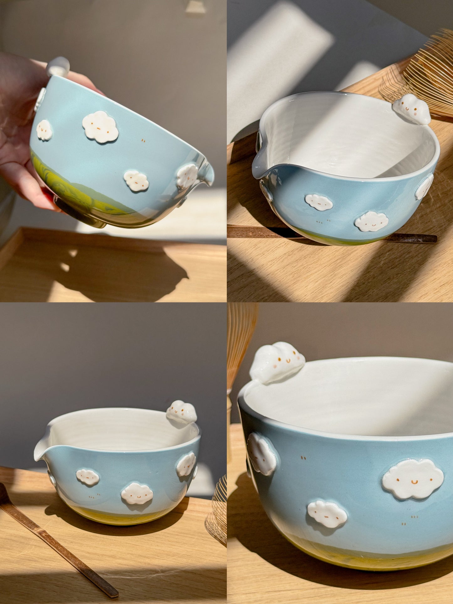 TINY CLOUD Matcha bowl *PRE-ORDER, Estimated Completion: NOV