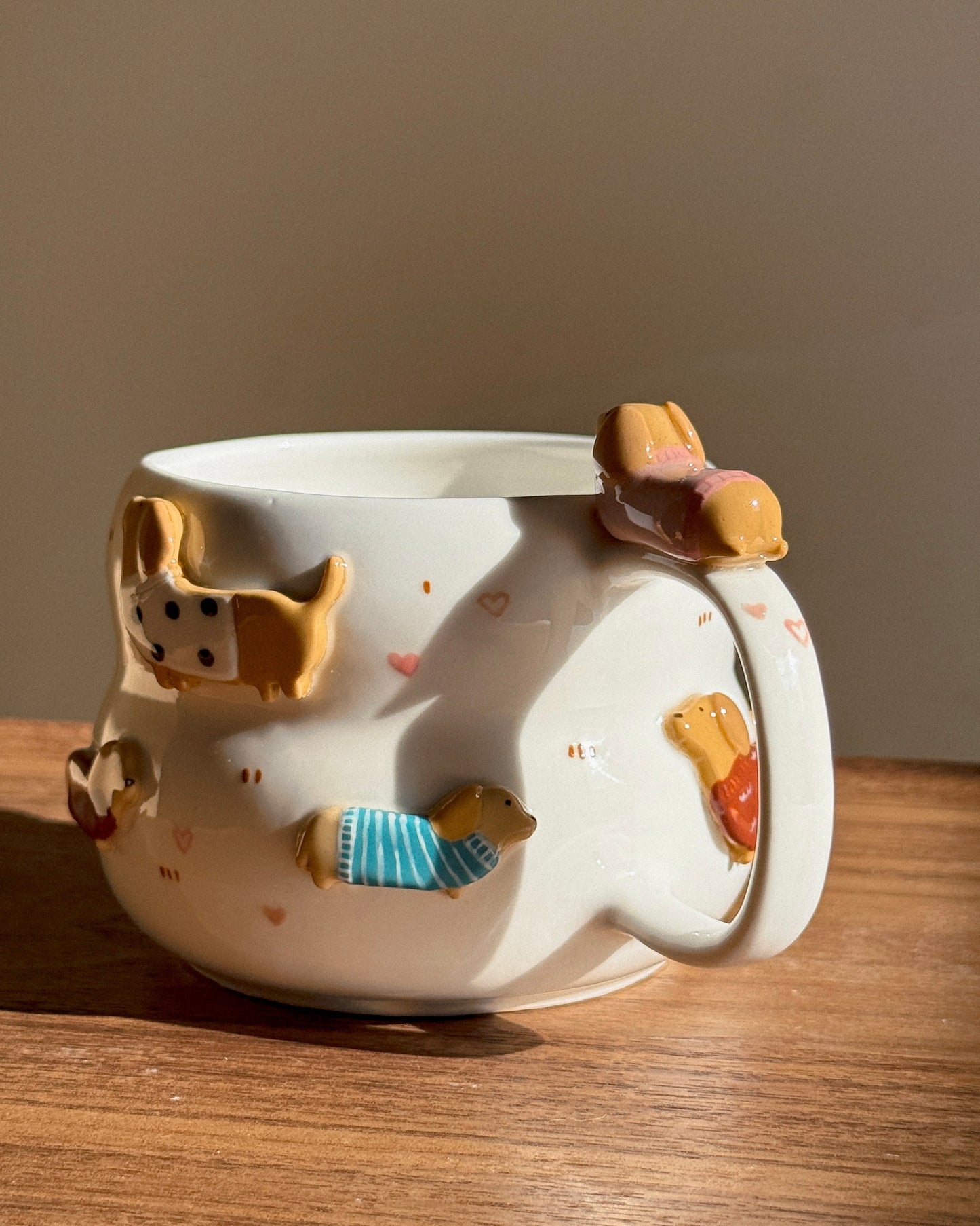 Dachshund cup Fluffy size (PRE-ORDER), Estimated Completion: November
