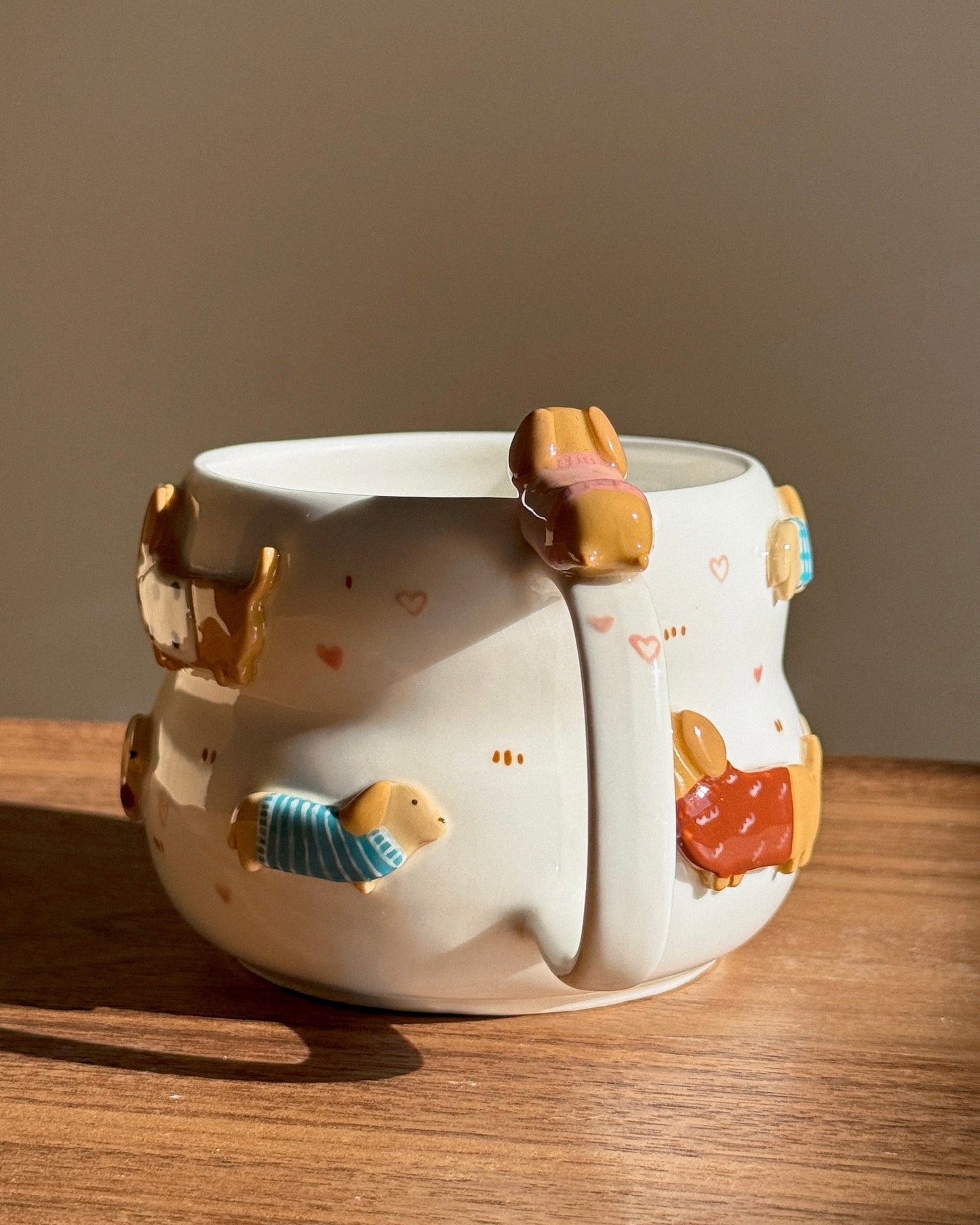 Dachshund cup Fluffy size (PRE-ORDER), Estimated Completion: November