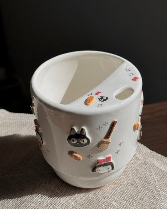 "Preorder of"TINY WITCH To-Go Cup, Estimated Completion: the End of September.