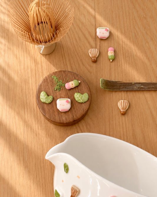 "Preorder of" MATCHA Matcha Sifter beads, Estimated Completion: NOV.