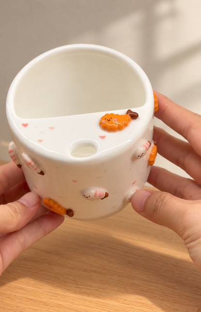 "Preorder of" SHRIMPLY To go cup, Estimated Completion: NOV.