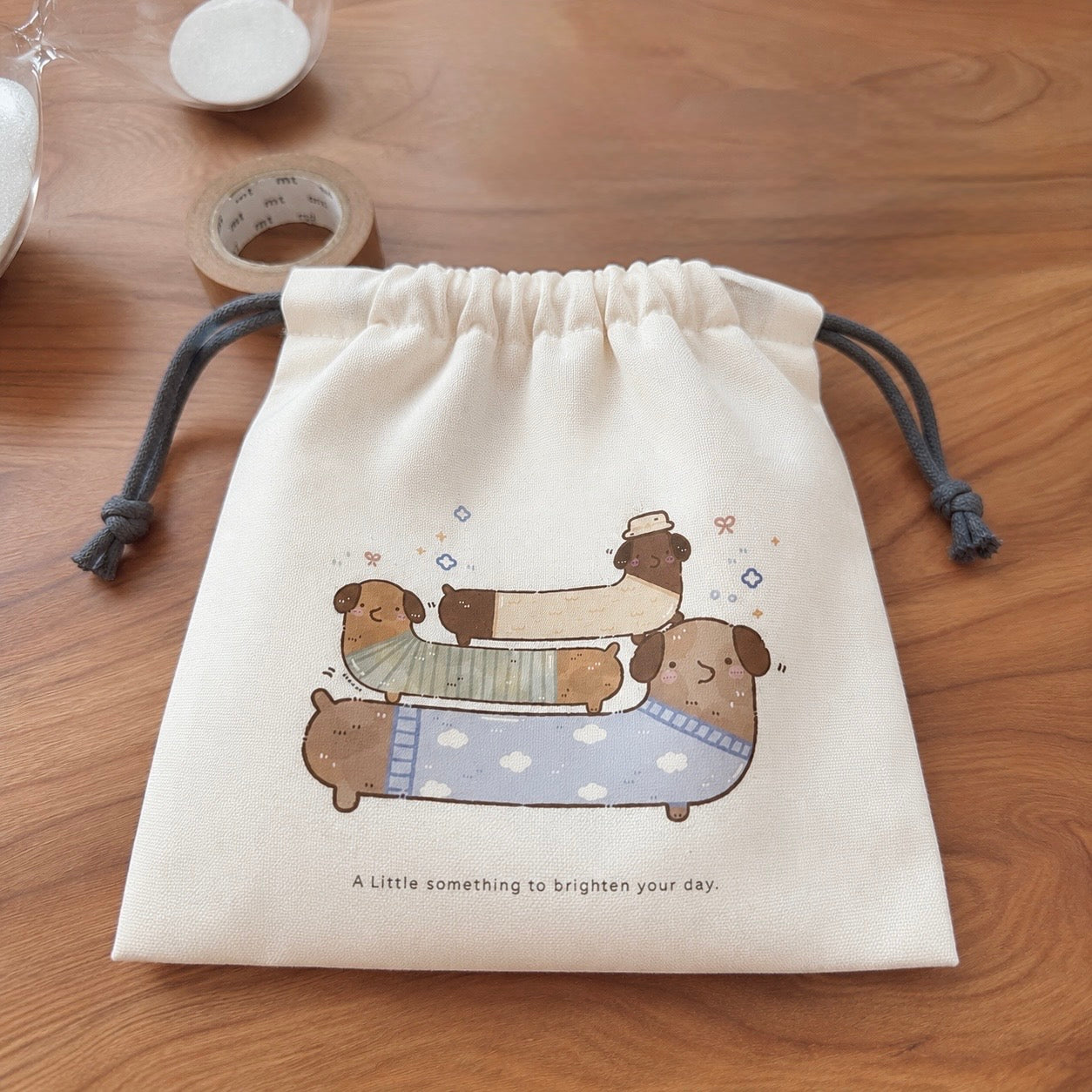 Dachshund Drawstring Bag