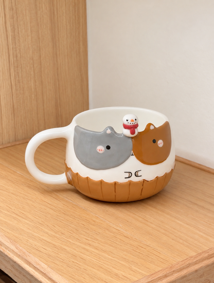 "Preorder of" CATMAS CHRISTMAS cup, CHUBBY size, Estimated Completion: NOV