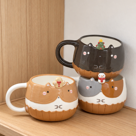 "Preorder of" CATMAS CHRISTMAS cup, CHUBBY size, Estimated Completion: NOV
