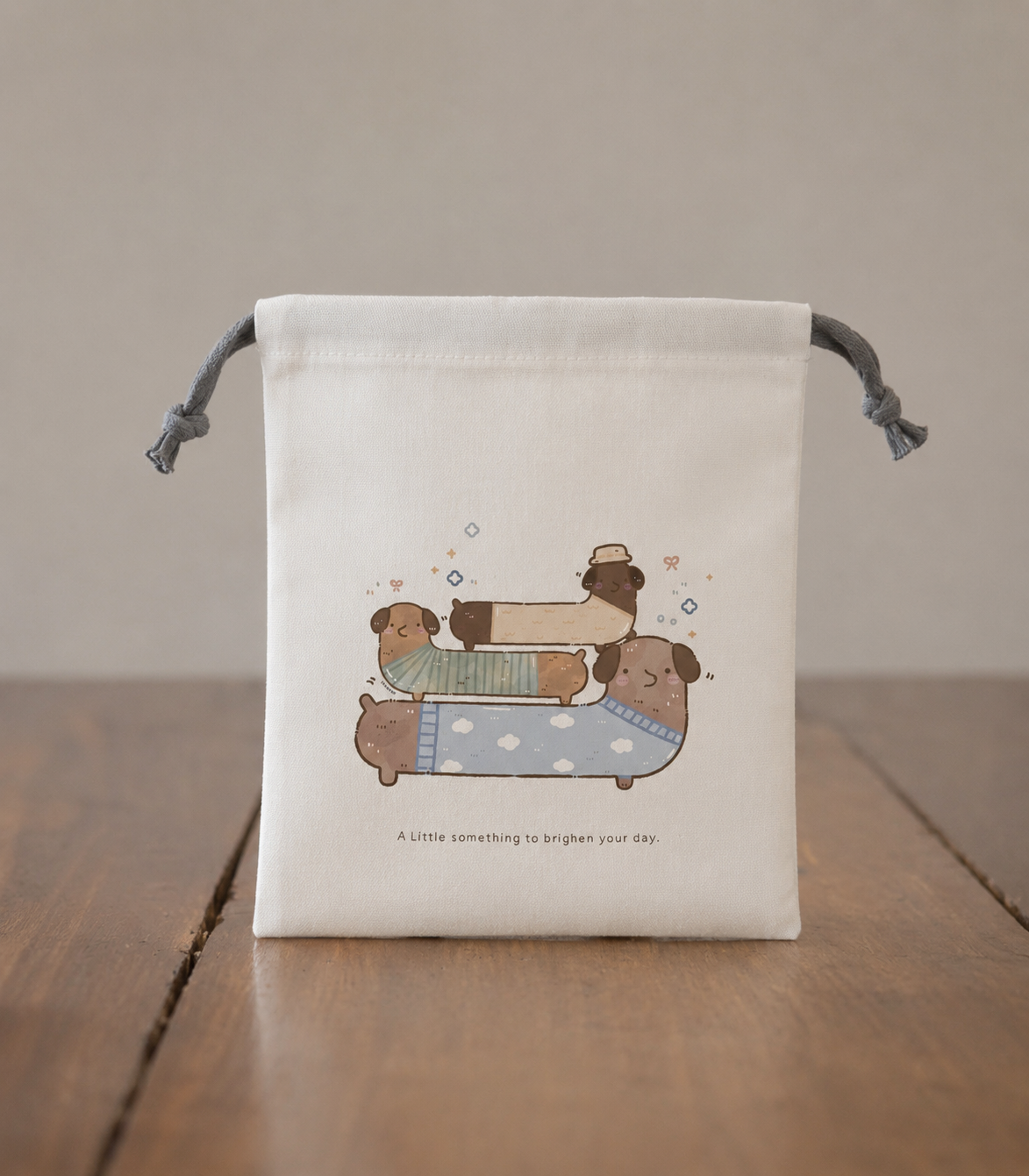 Dachshund Drawstring Bag
