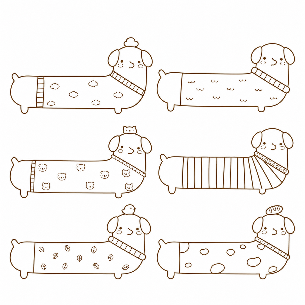 "preorder" 🐶 Customized Dachshund long body Vase