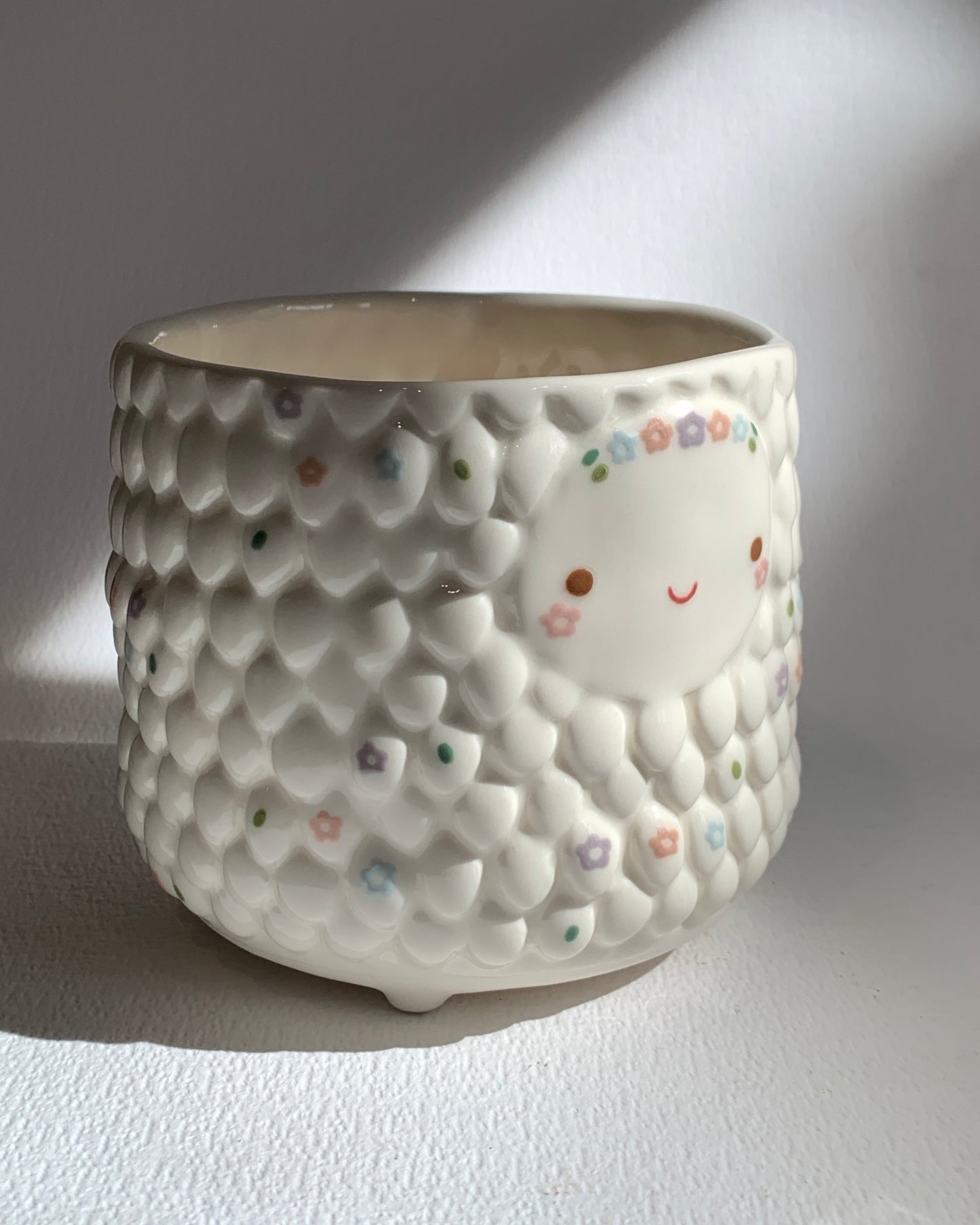 ✨Mid year sale : Ora planter new version, flowers painted, 15%off!
