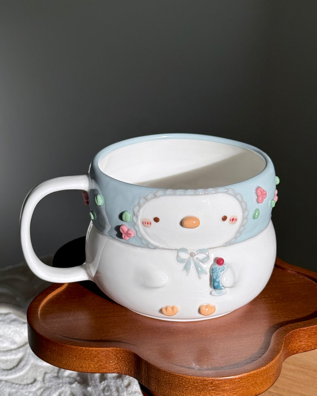 BLUE HAWAII DUCK, FLUFFY size cup (PRE-ORDER), Estimated Completion: JUNE