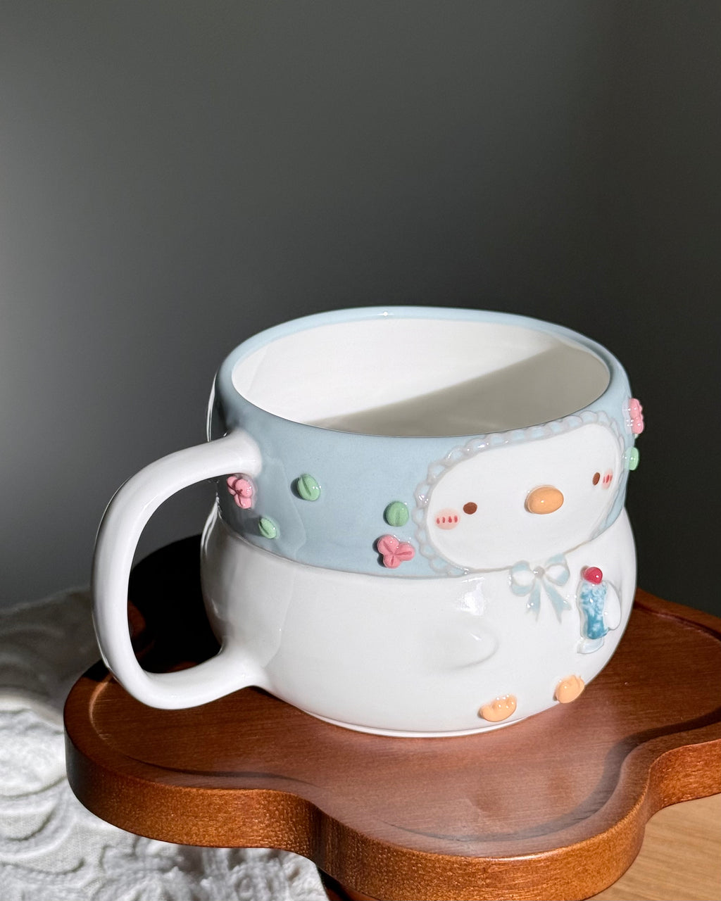 BLUE HAWAII DUCK, FLUFFY size cup (PRE-ORDER), Estimated Completion: JUNE
