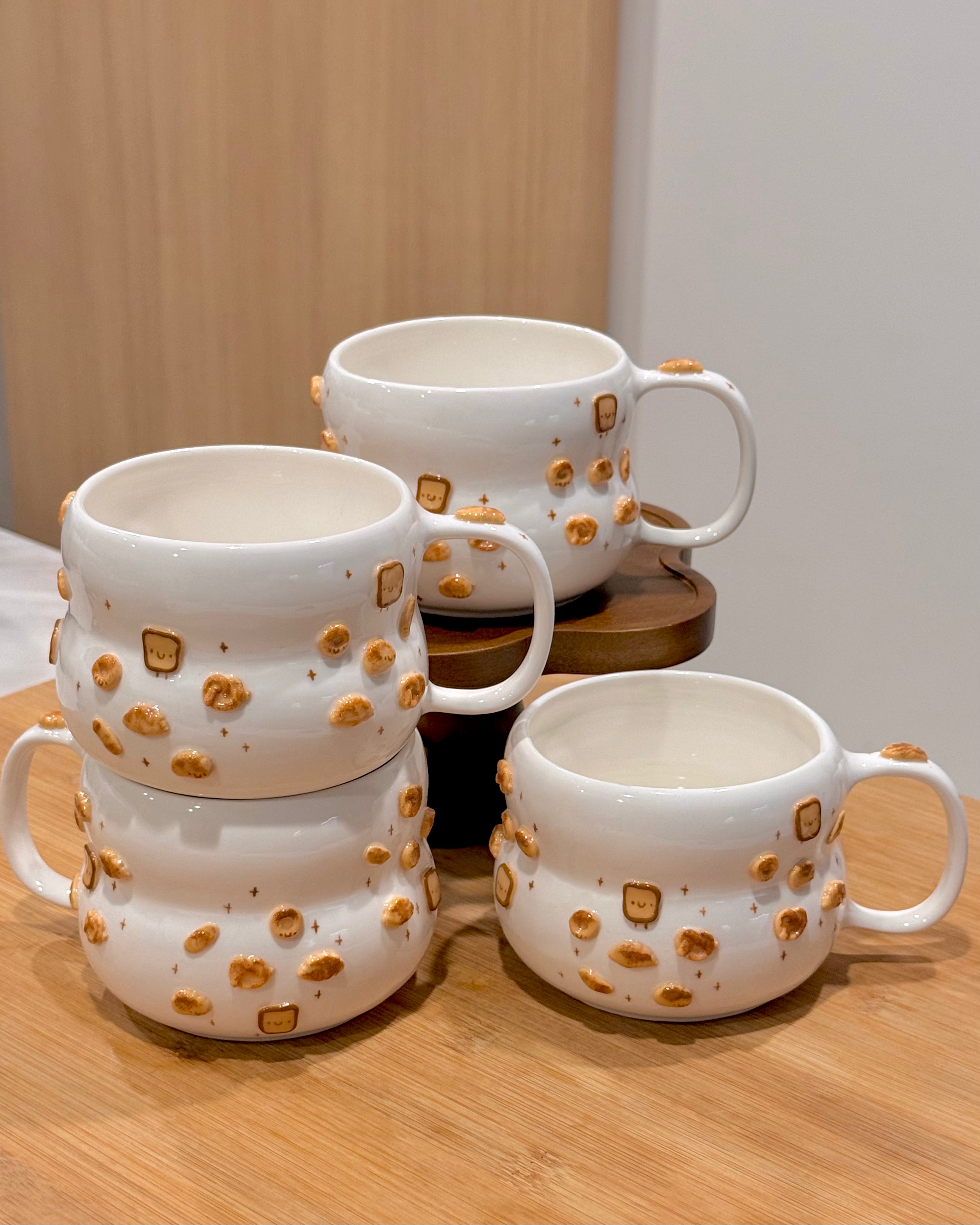 Happy bread cup, Fluffy cup- Mid Year Sale❗️