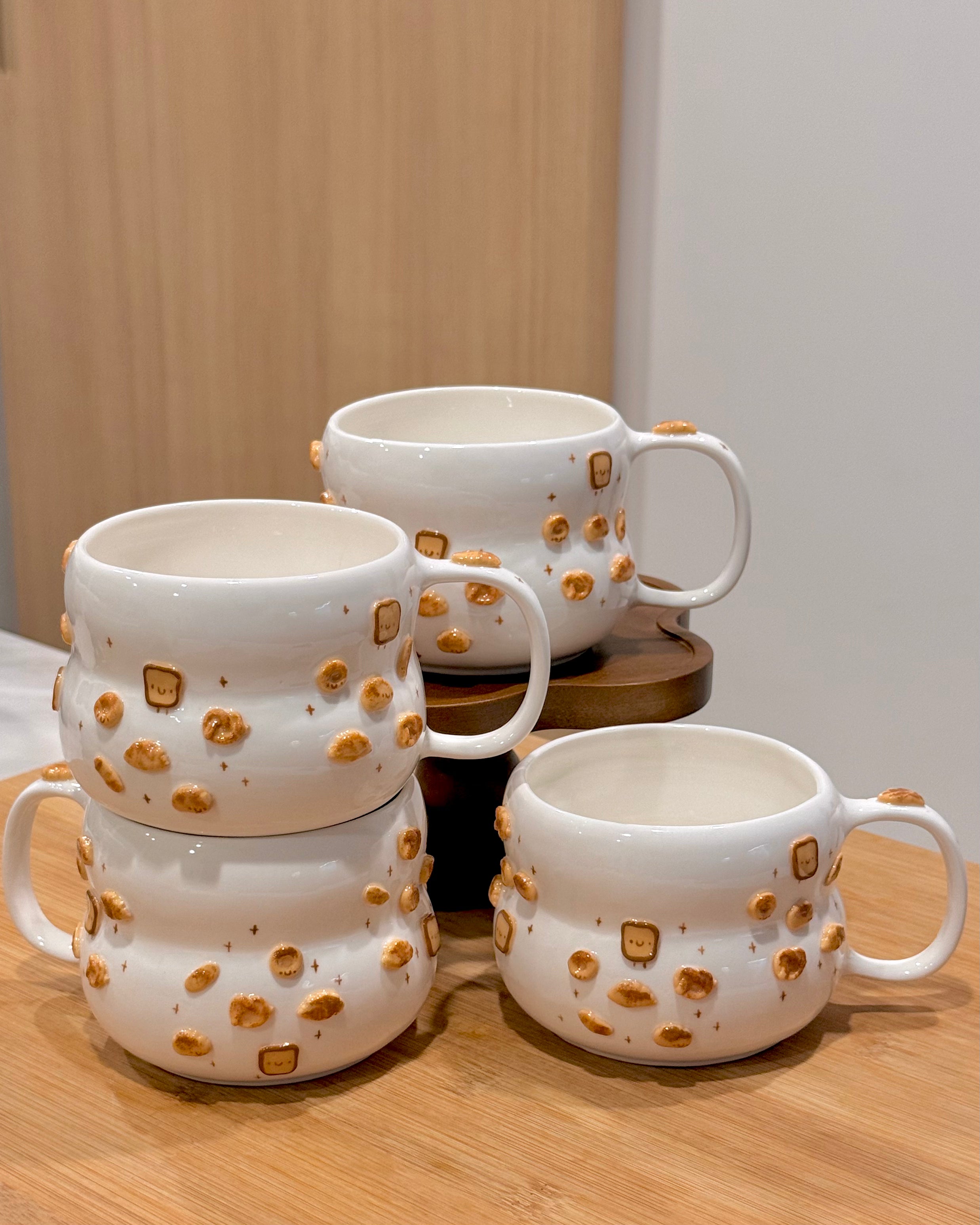 Happy bread cup, Fluffy cup- Mid Year Sale❗️