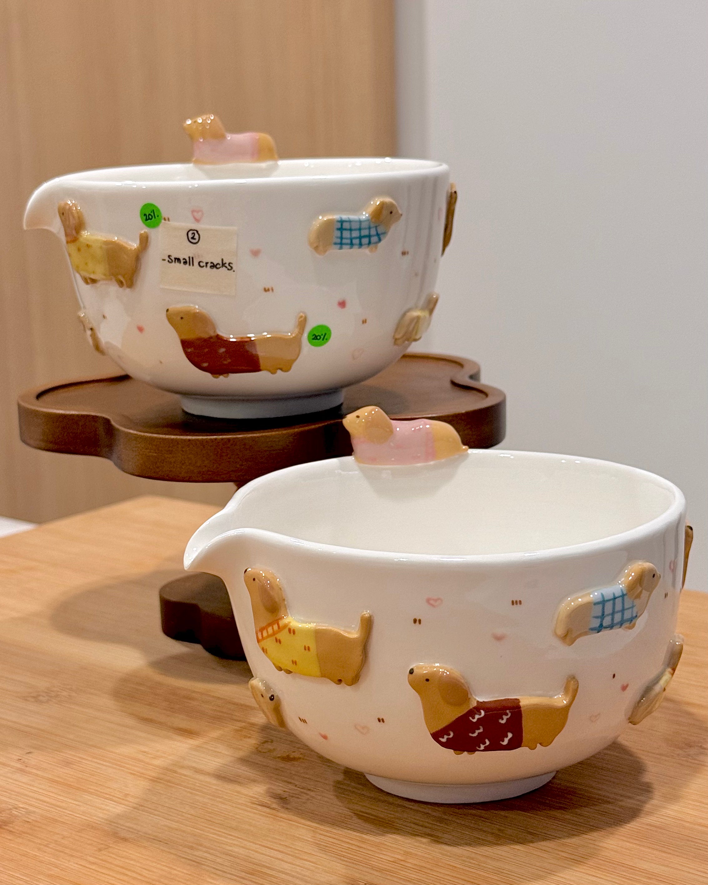 DACHSHUND Matcha Bowl, Chawan - Mid Year Sale❗️