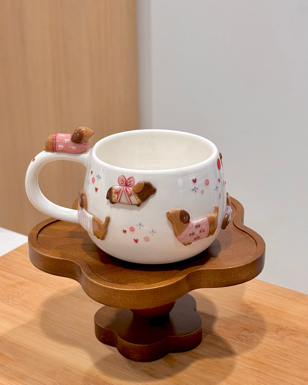 PINK DACHSHUND cup, CHUBBY size cup- Mid Year Sale❗️