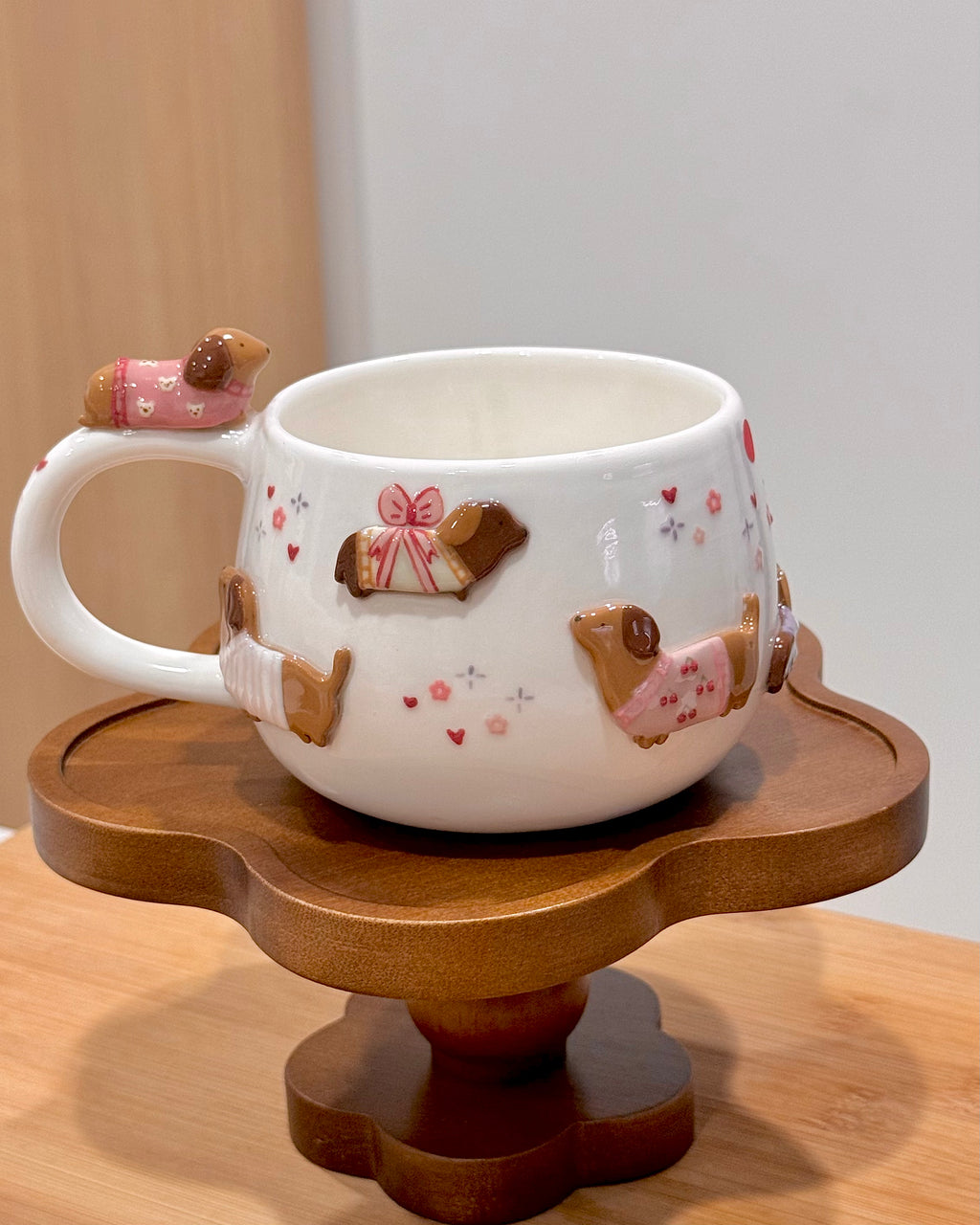 PINK DACHSHUND cup, CHUBBY size cup- Mid Year Sale❗️