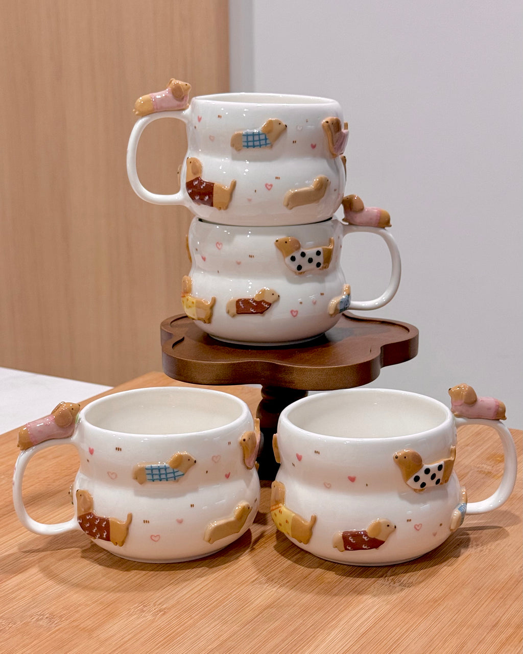 DACHSHUND cup, Fluffy cup- Mid Year Sale❗️