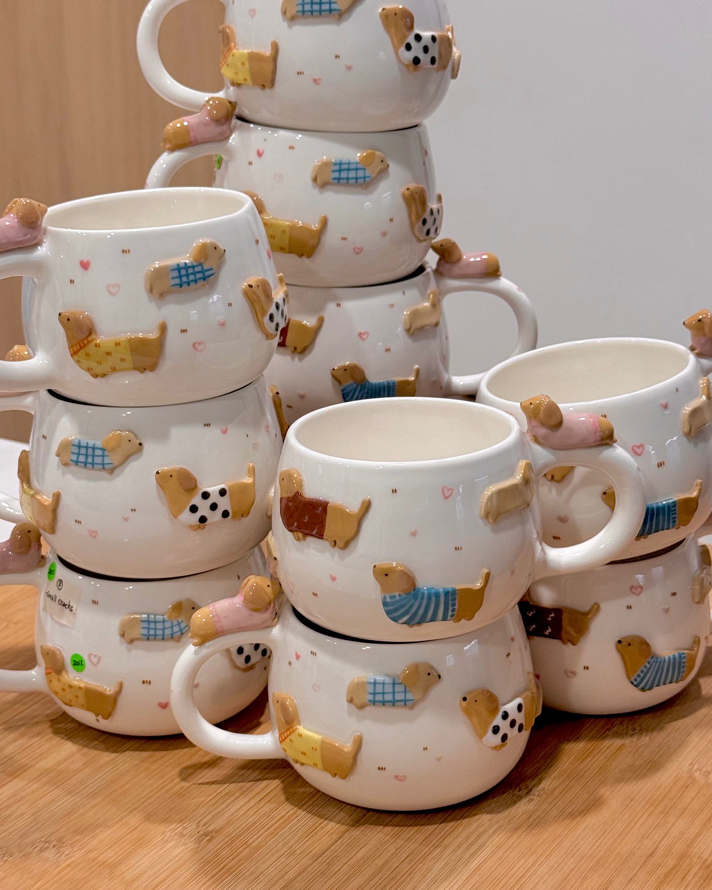 DACHSHUND cup, CHUBBY size cup- Mid Year Sale❗️