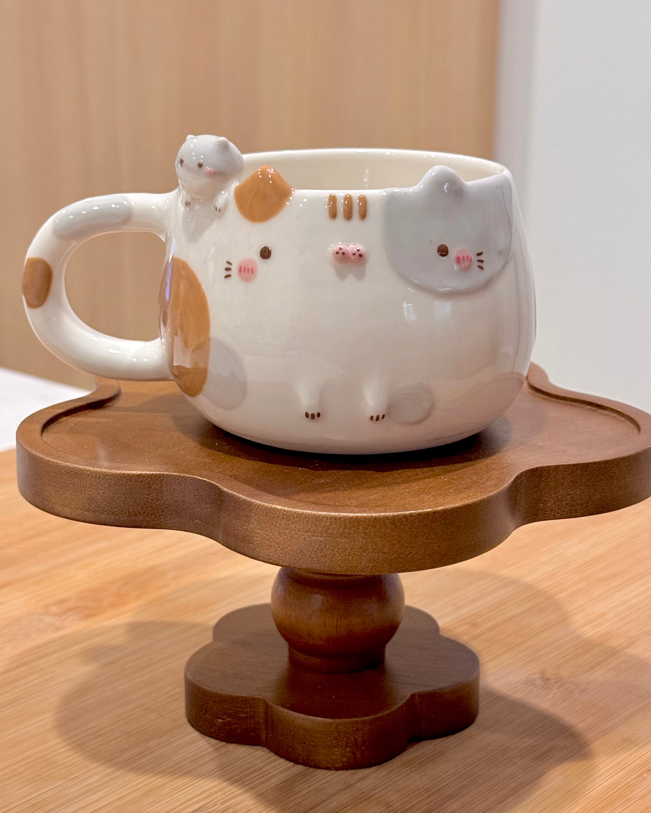 BICOLOR CAT cup, CHUBBY size cup- Mid Year Sale❗️