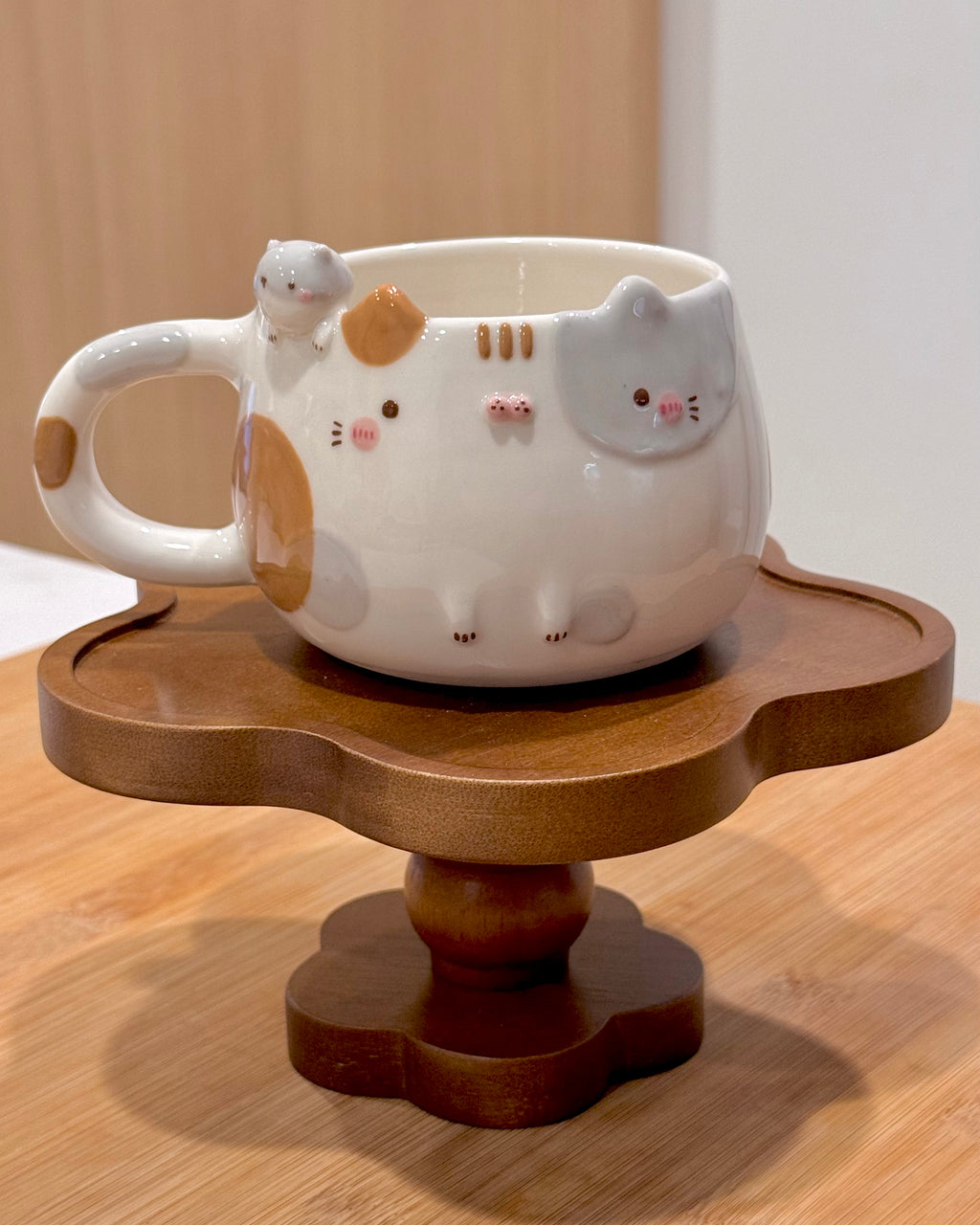 BICOLOR CAT cup, CHUBBY size cup- Mid Year Sale❗️