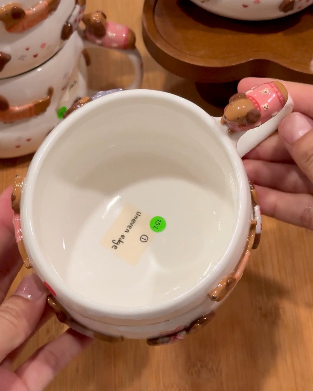 PINK DACHSHUND cup, Fluffy cup- Mid Year Sale❗️