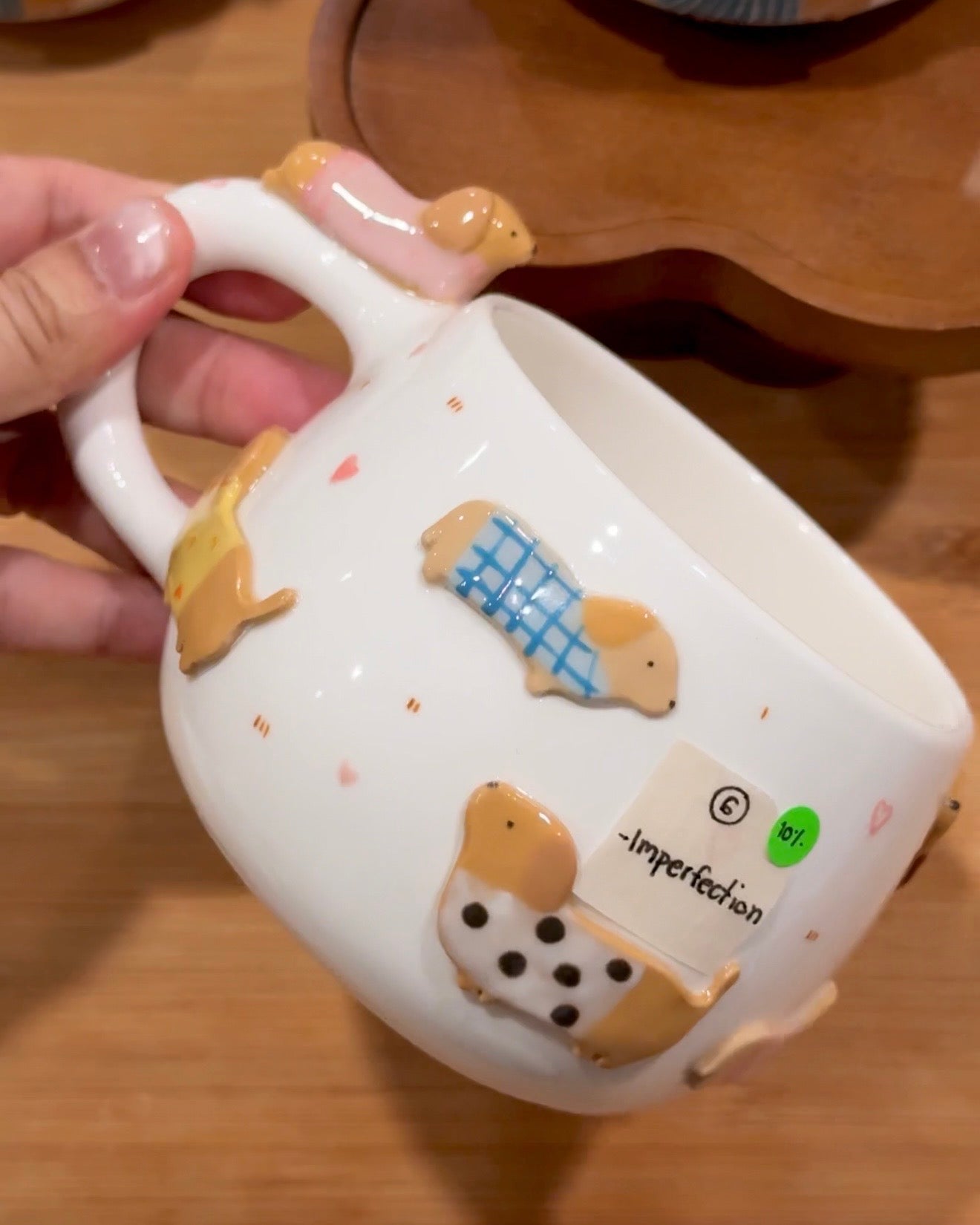 DACHSHUND cup, CHUBBY size cup- Mid Year Sale❗️