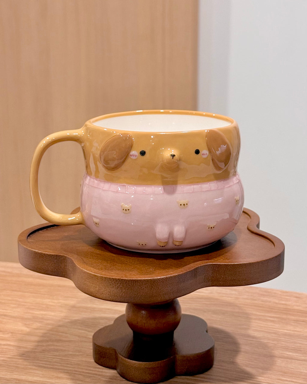 HONEY DACHSHUND cup, Fluffy size (PRE-ORDER), Estimated Completion:JUNE
