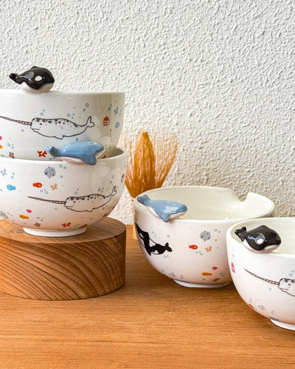 UNDER THE SEA Matcha bowl, Chawan
