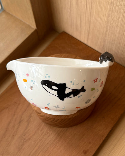 UNDER THE SEA Matcha bowl, Chawan