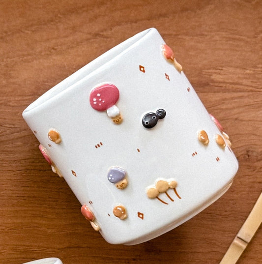 MUSHROOM TEA CUP size
