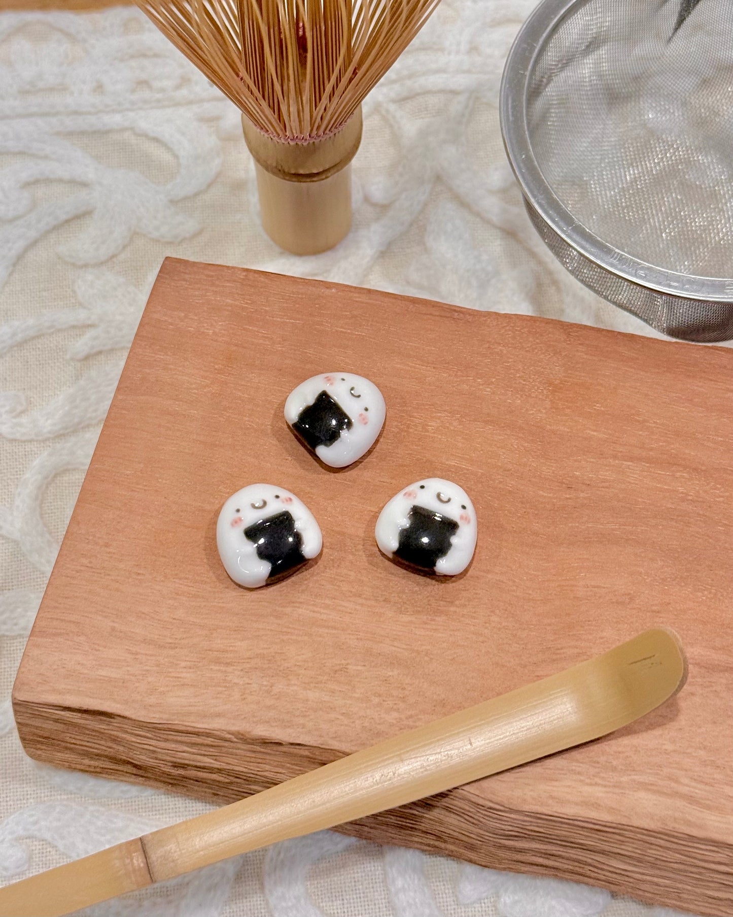 A SET of Sifter Bead, 3 pieces of ONIGIRI Sifter bead
