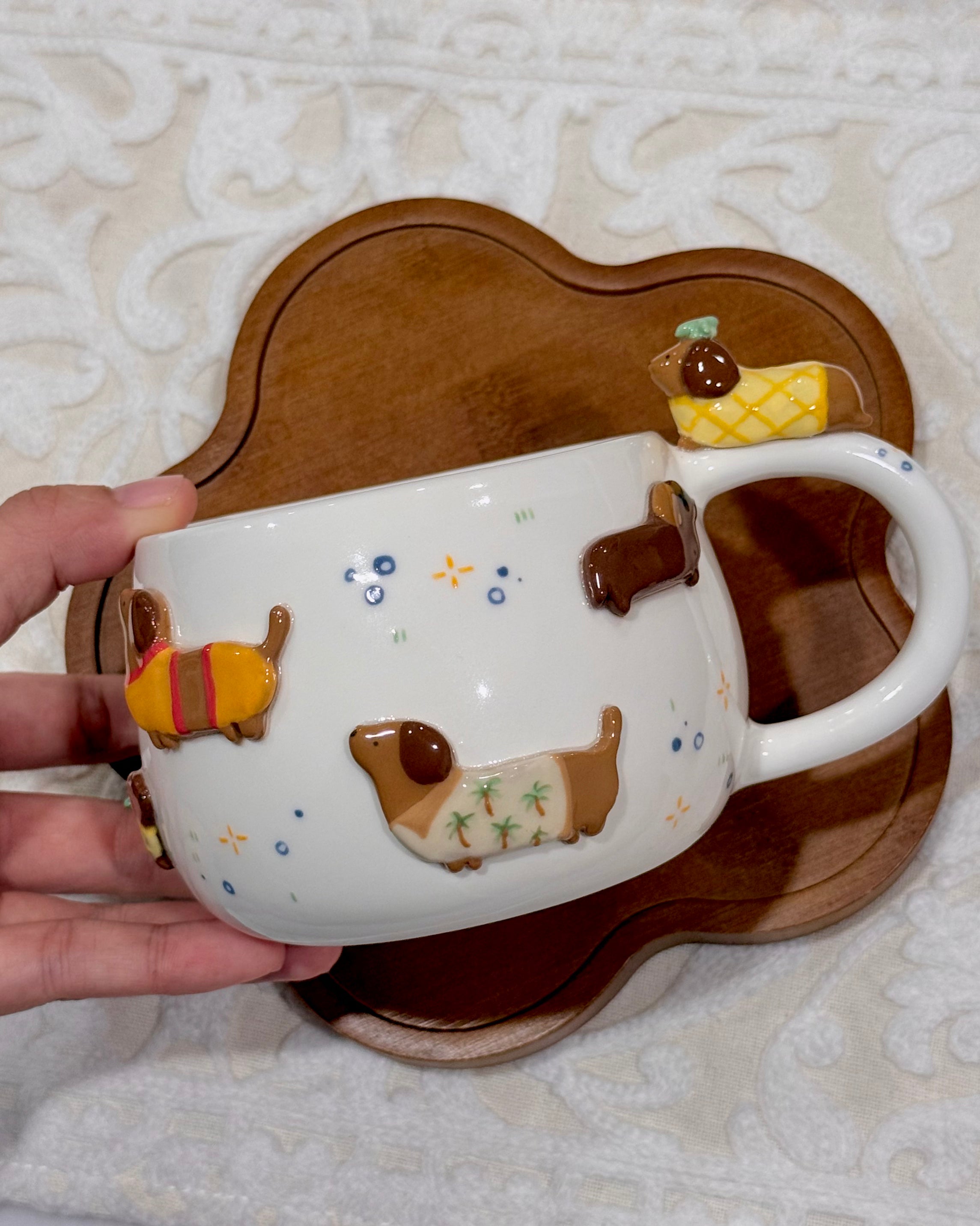 SUMMER DACHSHUND, CHUBBY size cup