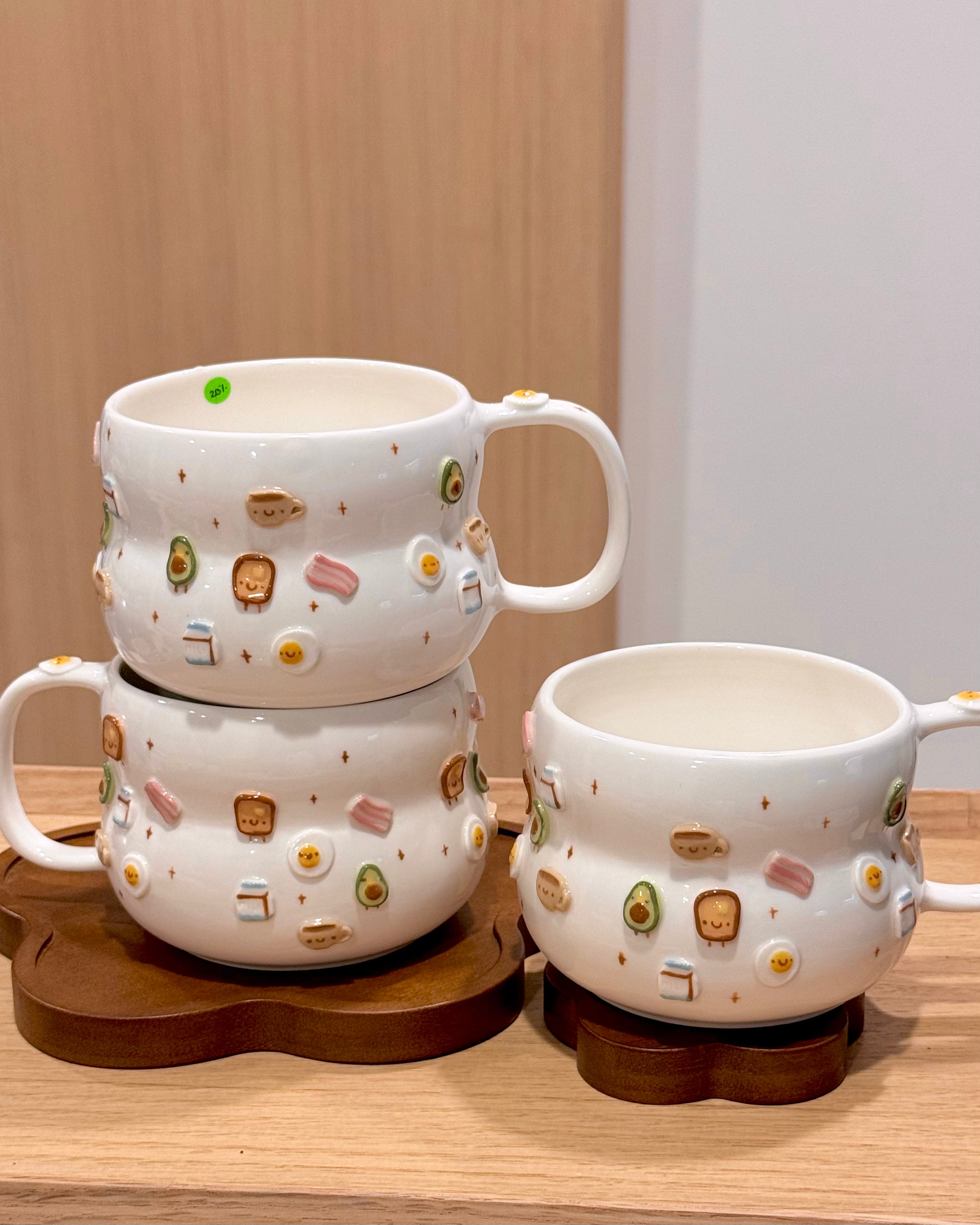 BREAKFAST cup, Fluffy cup- Mid Year Sale❗️