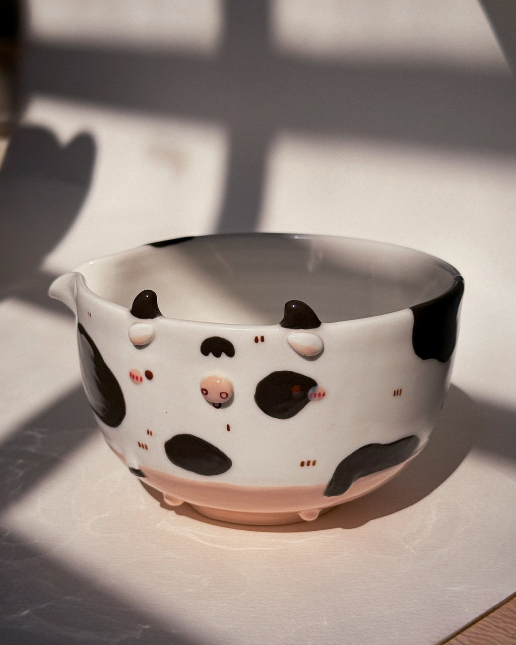 DAIRY COW matcha bowl, Chawan