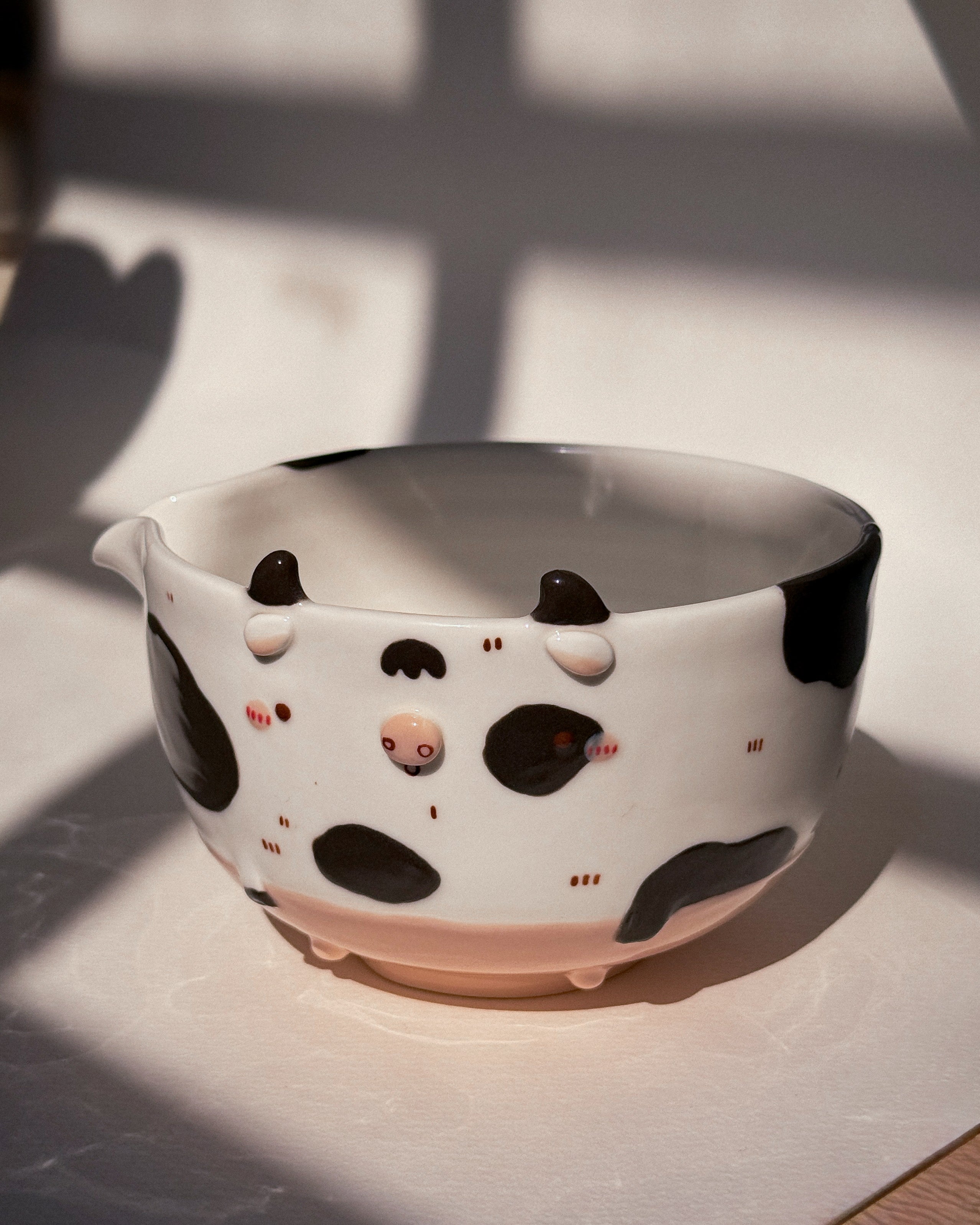DAIRY COW matcha bowl, Chawan