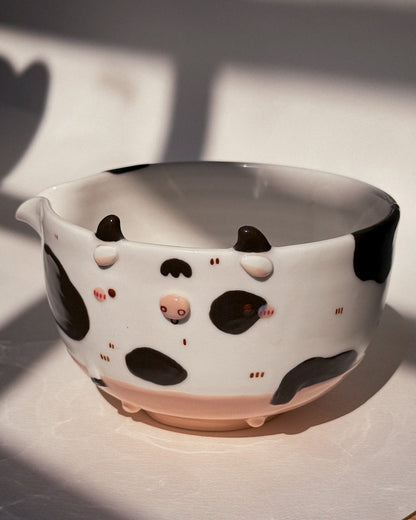 DAIRY COW matcha bowl, Chawan (PRE-ORDER), Estimated Completion: MARCH