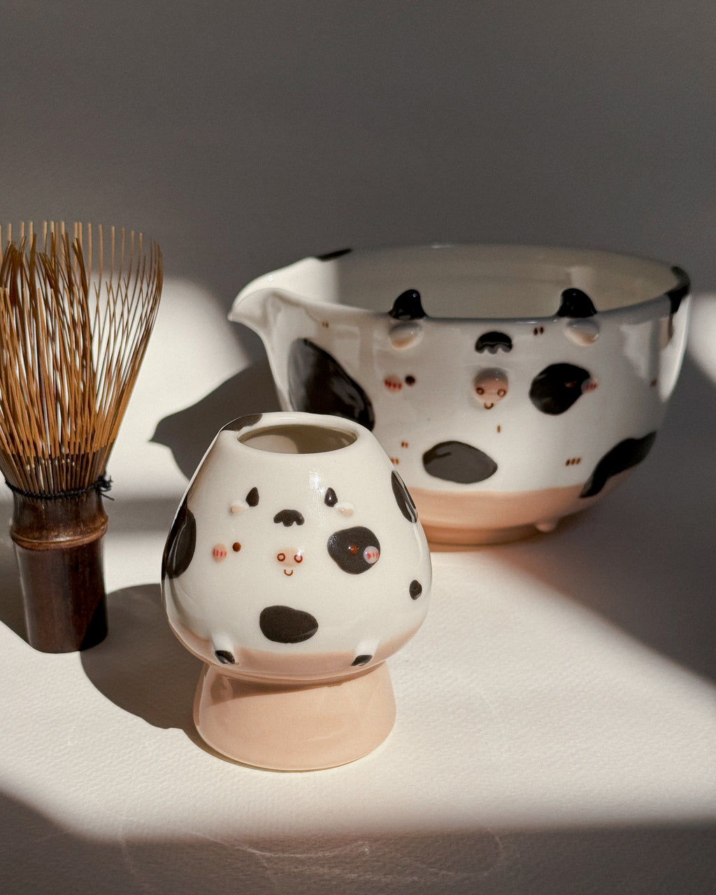 DAIRY COW chasen holder, whisk holder