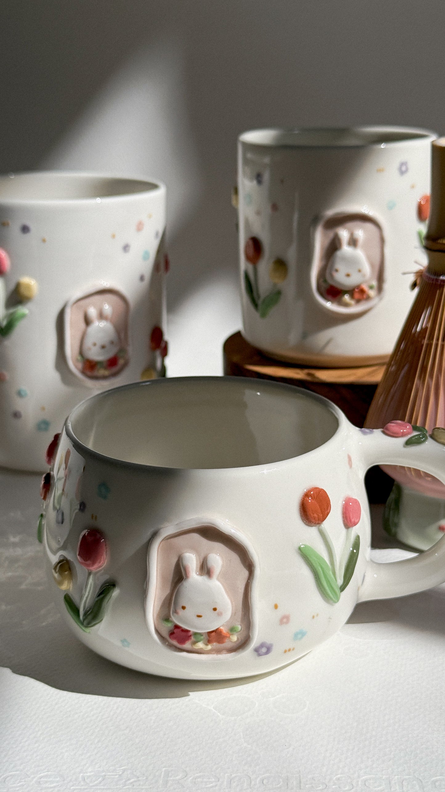 BUNNY TULIP cup, CHUBBY size (PRE-ORDER), Estimated Completion: September-October