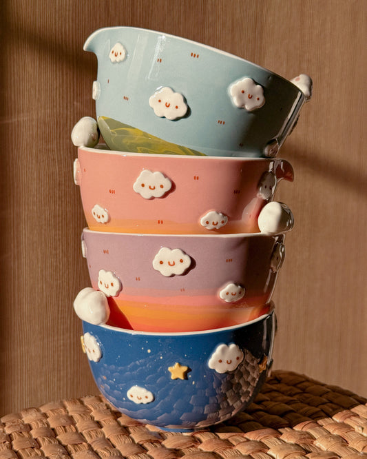 Oraclay x Mori Mori 𐃢𐃡 Matcha bowl Collection